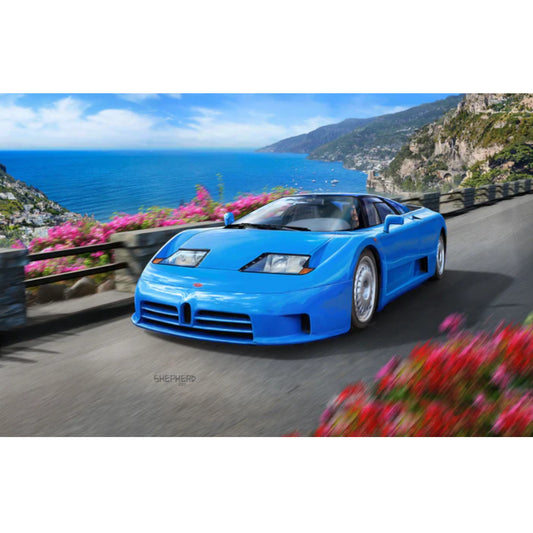 Revell EB110 90s Italian Sports Car with Paints 07353 3D Puzzle Alternate 1