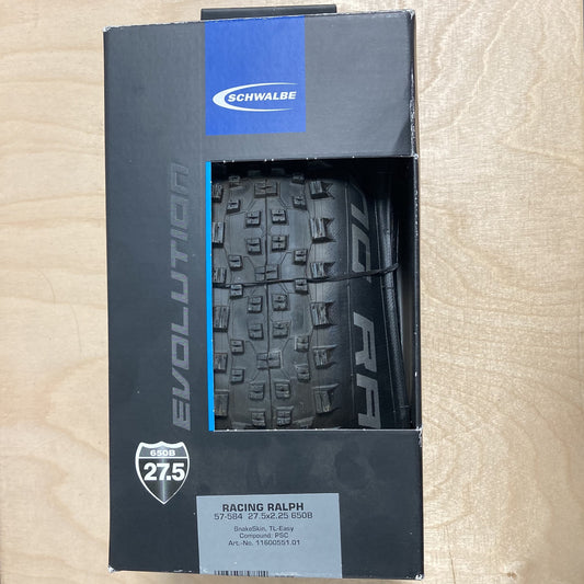 Schwalbe Racing Ralph 27.5 x 2.25" 27.5 Inch Bike Tyre SnakeSkin TL-Easy Folding Evo Alternate 2