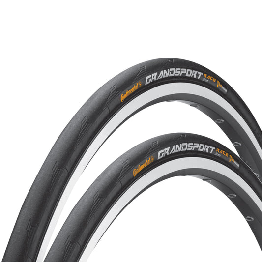 Continental Grand Sport Race 700 x 25c Folding Pair 700c Bike Tyre Pair of Tyres 2 Presta Tubes Alternate 2