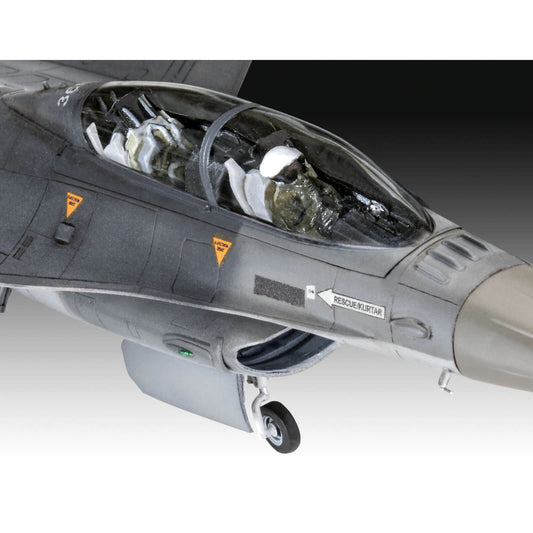 Revell Lockheed Martin F-16D Tigermeet 2014 Plane Model Kit Turkish Air Force Fighter Jet Combat Trainer Alternate 1