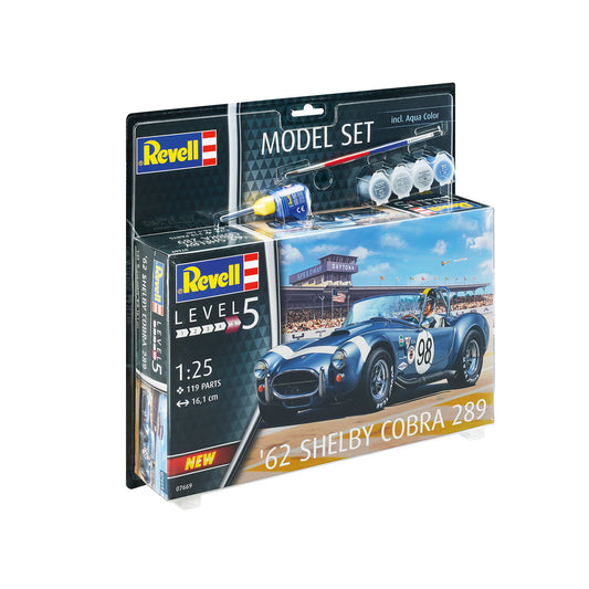 Revell 1962 Shelby Cobra 289 1:25 Car Model Kit Classic V8 67669 Alternate 1