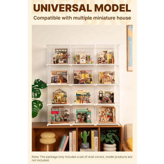 Rolife Miniature House Display Box Accessory for Model Kit