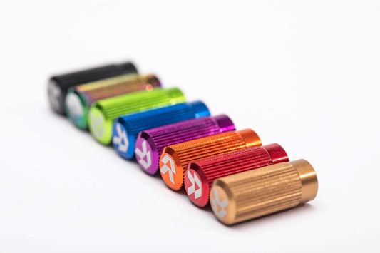 Reserve Wheels AM Fillmore Cap Kit Purple Tubeless Bike Wheel Valve Alternate 1