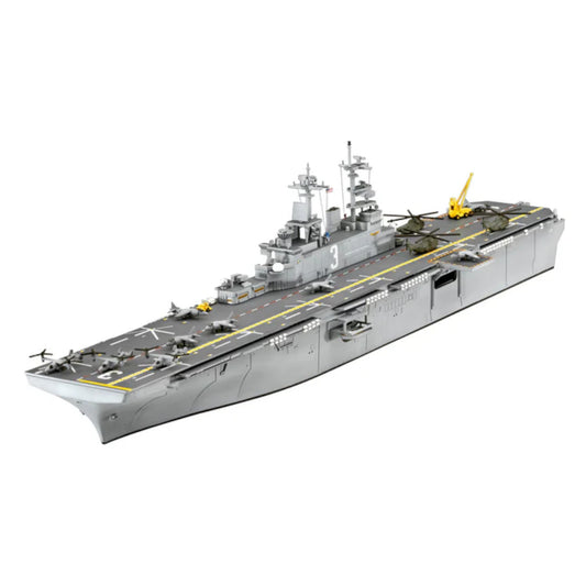 Revell US Navy Assault Carrier WASP Class Set Warship Model Kit 65178