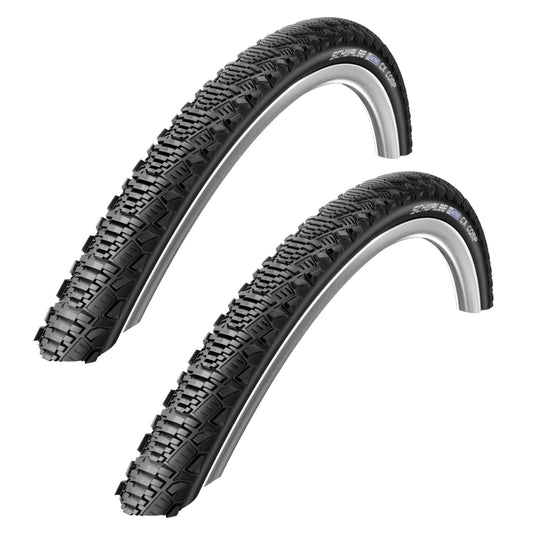 Schwalbe CX Comp 26 x 2.00" Tyres and Schrader Tubes 26 Inch Bike Tyre Alternate 1