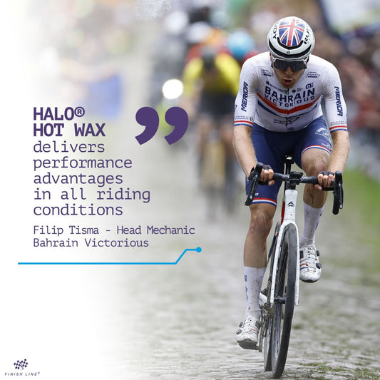 Finish Line Halo Hot Wax Lubricant Melts 600g Granular Double Boil Bag Bike Chain Lube Alternate 1