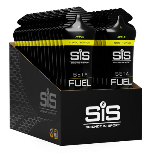 SIS BETA Fuel +Nootropics Energy Gel | Box of 30 x 60ml - Apple