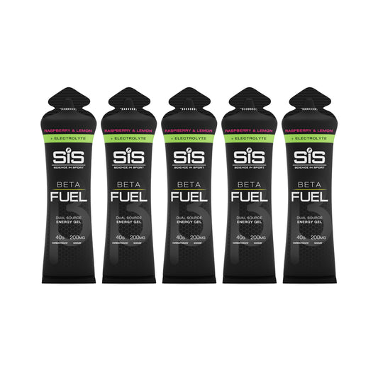 SIS Beta Fuel +Electrolyte Raspberry and Lemon 60ml Sports Energy Gel