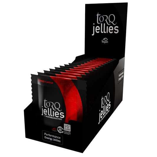 Torq Nutrition Energy Jellies Box of 15 Sports Energy Gel