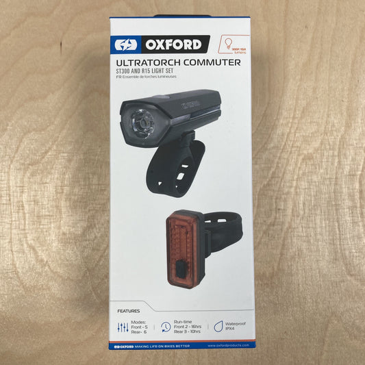 Oxford Ultratorch ST Commuter Front & Rear Bike Light Set Alternate 1