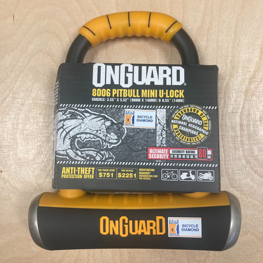 Onguard Pitbull Mini U-Lock Bike D-Lock Alternate 1
