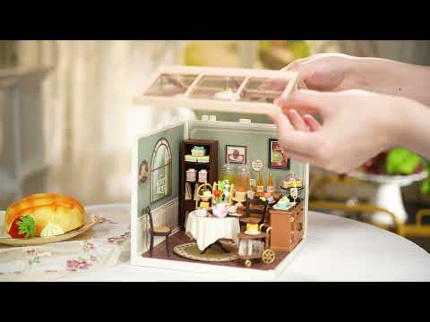 Rolife Sweet Sips Tea Super Creator DIY Miniature House DW011 3D Puzzle
