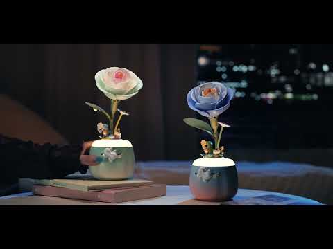 ROKR Starry Camellia Lamp DIY Flower Night Light 3D Puzzle AF01S