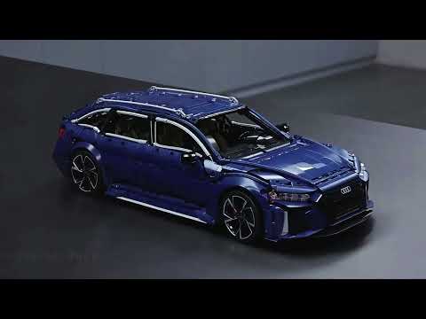 CaDA Audi RS6 Avant (2019) Car Model Brick Set 1:8 - 4663 Pieces C61515W