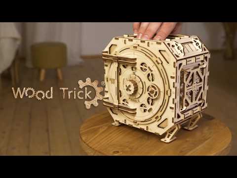 Wood Trick Geared Safe Wooden Model 3D Puzzle WDTK037