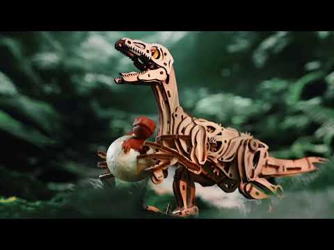 ROKR Velociraptor Mechanical Wooden 3D Puzzle LD01