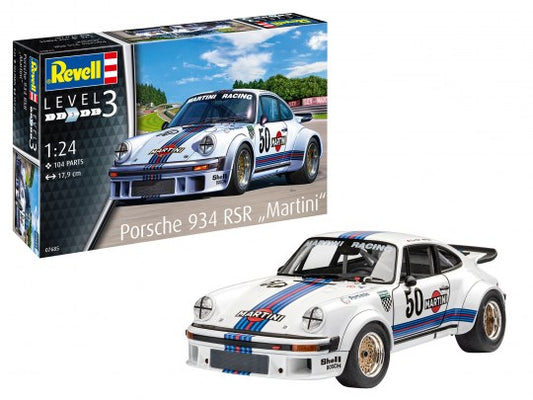 Revell Porsche 934 RSR Martini 1:24 Car Model Kit Alternate 1