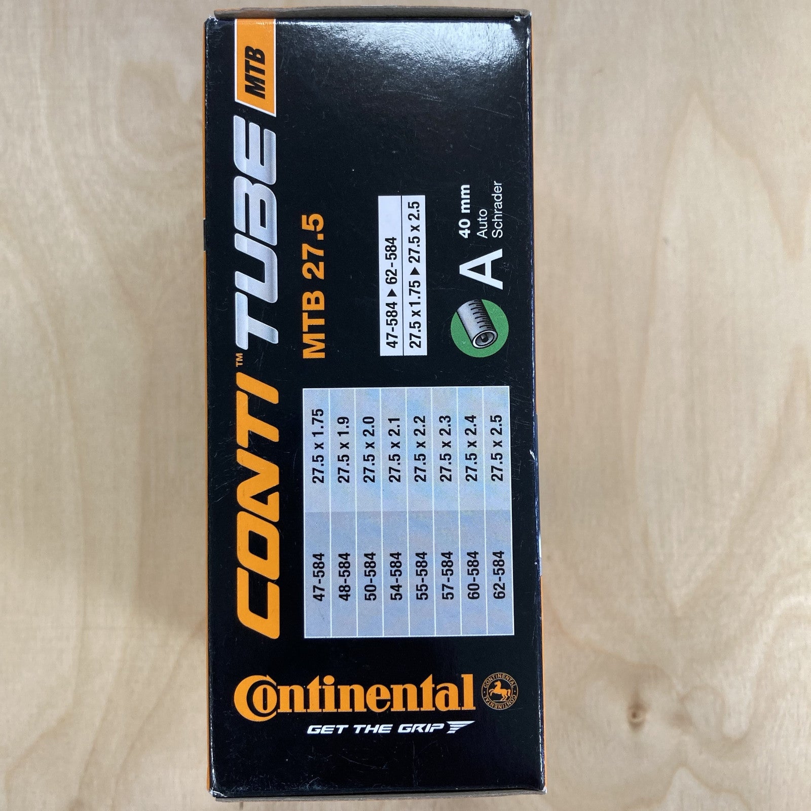Continental MTB 27.5x1.75-2.5" 27.5 Inch Schrader Valve Bike Inner Tube Alternate 3