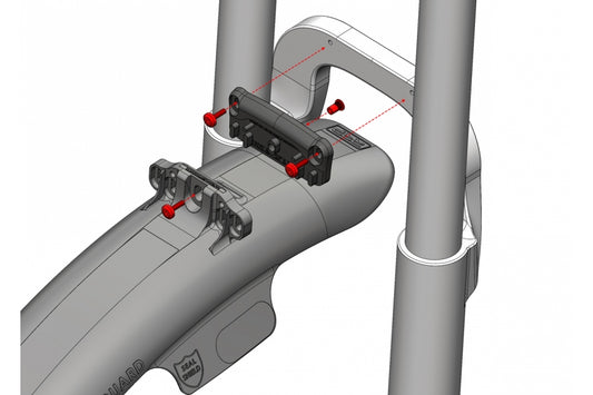 Bike Mudguard Spare Part RRP ProGuard Bolt-On Adaptor for Fox 40 Pre 2021 Alternate 1