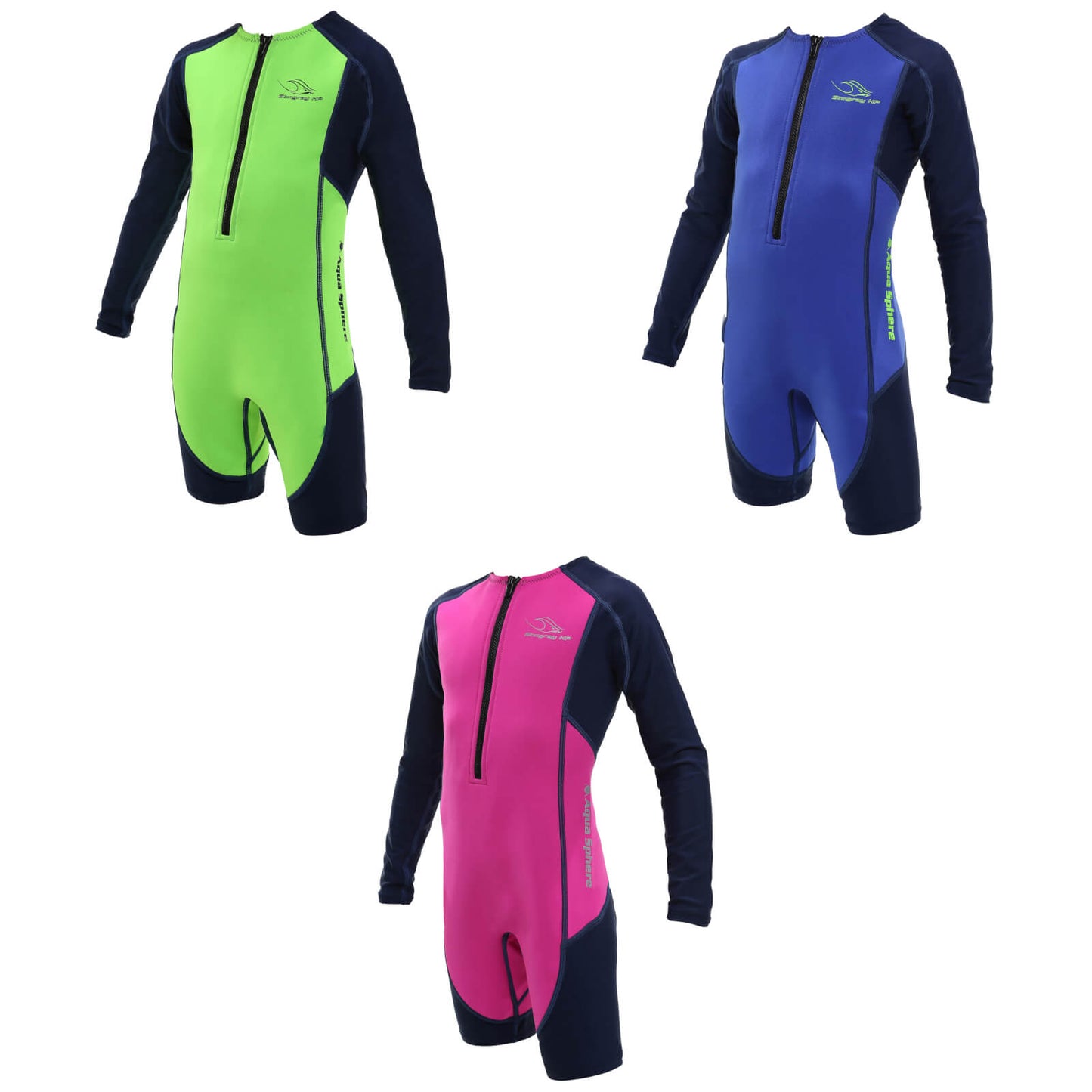 Aqua Sphere Stingray HP2 Long Sleeve Kid's Swim Suit  Collection