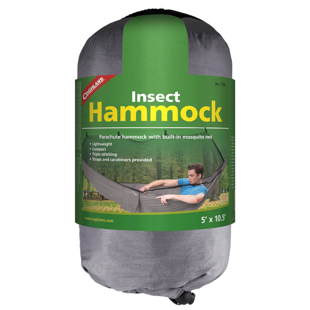 Coghlan's Einzel-Fallschirm-Insektenhängematte 5'x10,5' Camping-Hängematte