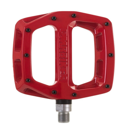 DMR V12 9/16 Inch Platform Bike Pedals Red