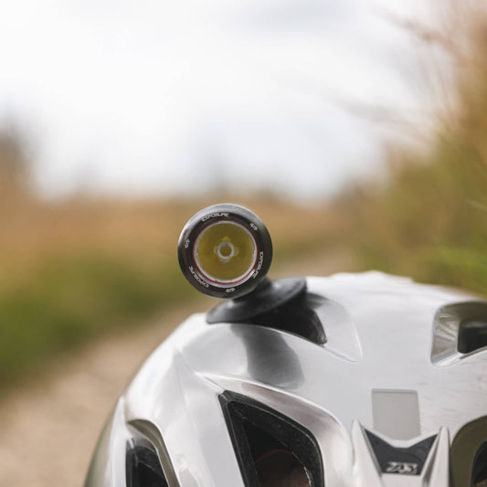 Front Bike Light Exposure Axis Mk9 Gun Metal With Helmet & Handlebar Mounts Alternate 1