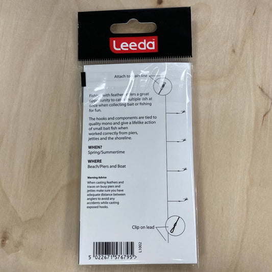 Leeda Sea Rig Mackerel Tinsel Fishing Hook Alternate 1