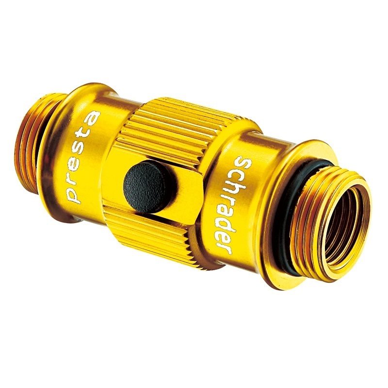 ersatzteile fahrradpumpe Lezyne Standard ABS Flip Chuck Fahrradpumpe Ersatzteil Gold Glanz