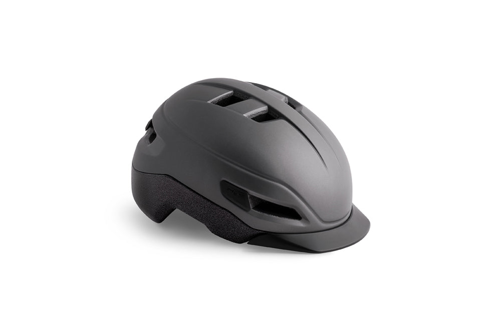 fahrradhelm von met MET Grancorso Anthracite Reflect Large (58-61cm) Fahrradhelm