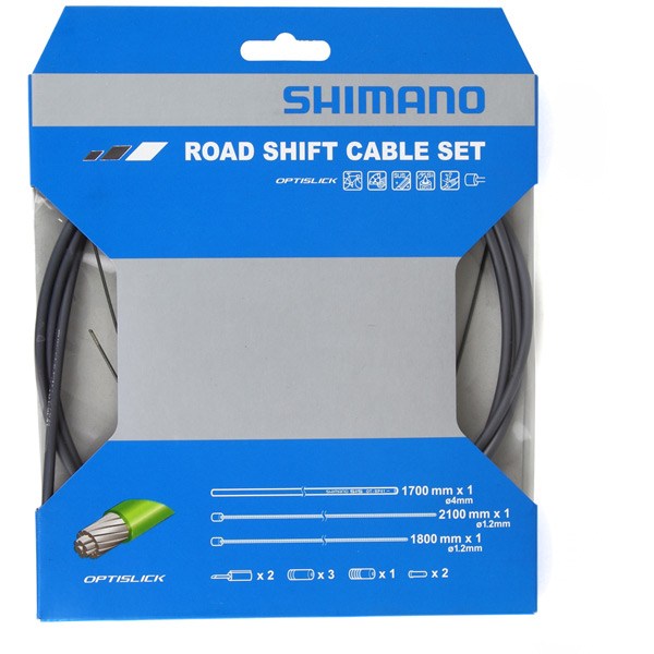 Shimano 105 5800 Tiagra 4700 Optislick Bike Inner & Outer Cable Set Grey