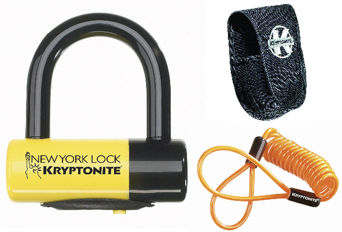 fahrradschloss new york Kryptonit New York Liberty Disc Bike Lock – SDJ Sports