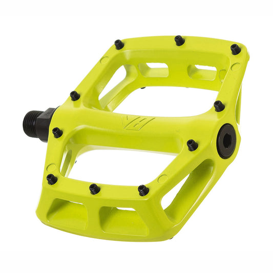 DMR V8 9/16 Inch Platform Bike Pedals Yellow