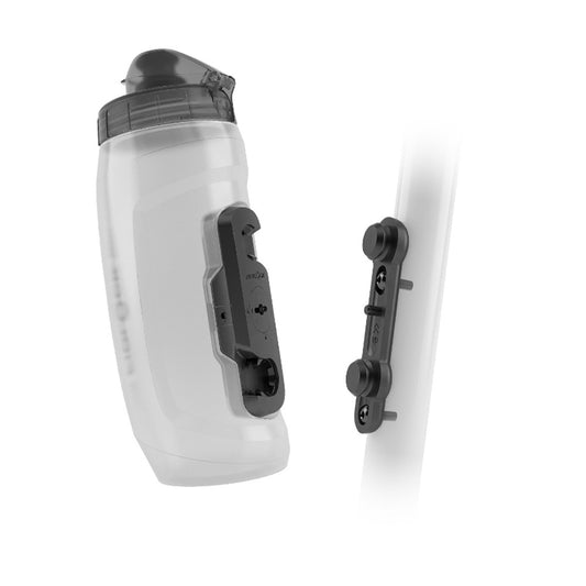 Fidlock Twist 590ml With Bike Base Bike Bottle & Cage Set Clear
