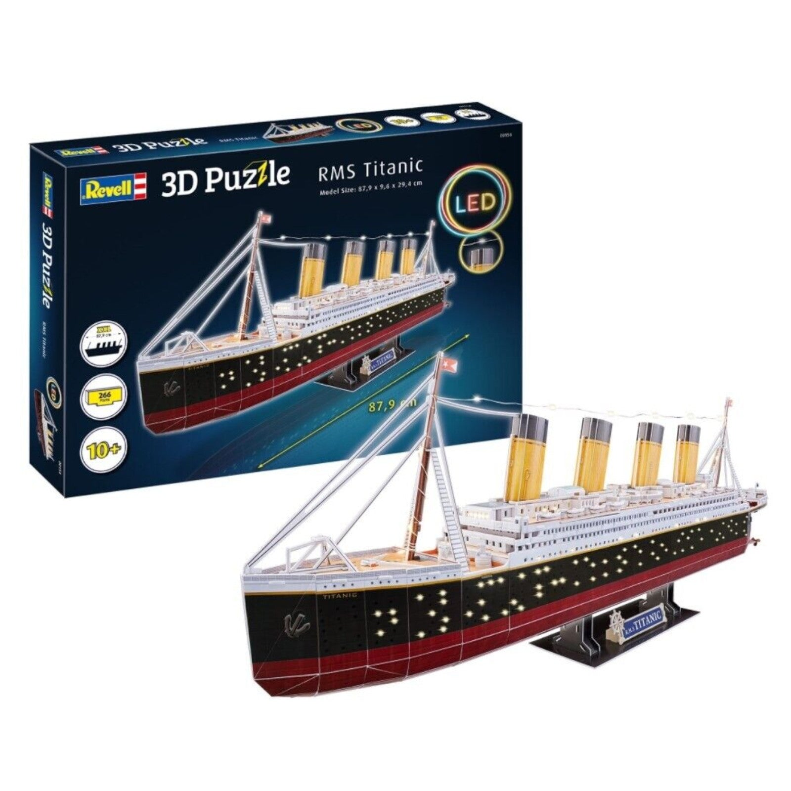 Revell Titanic RMS Olympic Class Ocean Liner 3D Puzzle LED Edition 00154