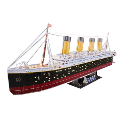 Revell Titanic RMS Olympic Class Ocean Liner 3D Puzzle LED Edition 00154 Alternate 1