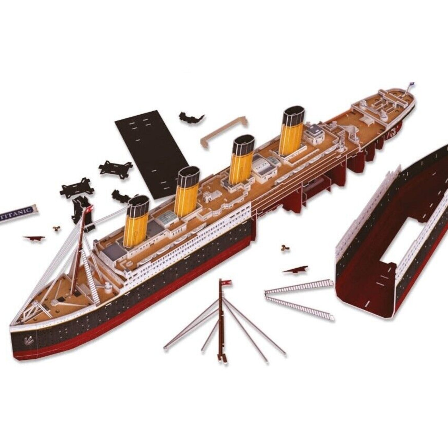 Revell Titanic RMS Olympic Class Ocean Liner 3D Puzzle LED Edition 00154 Alternate 4