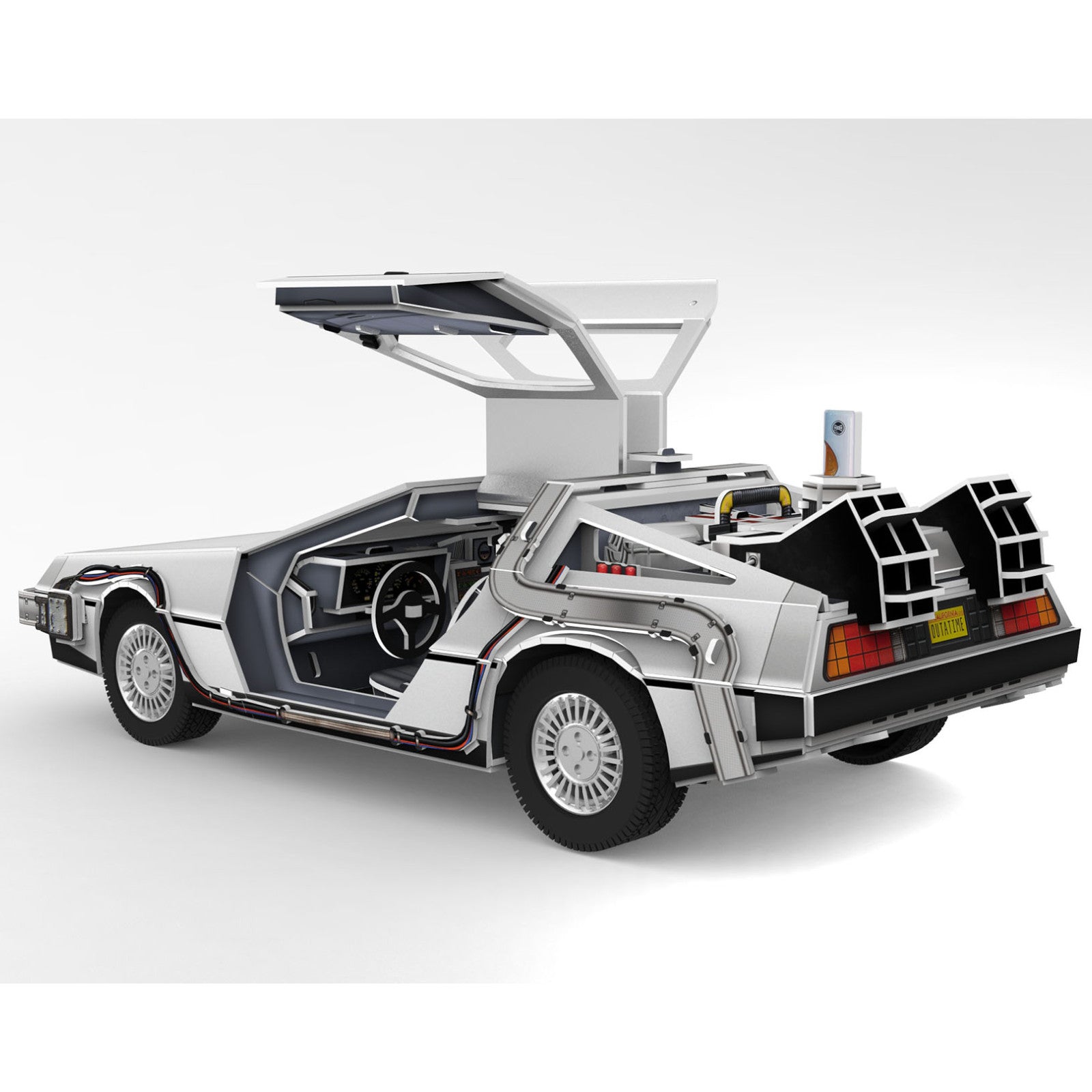 Revell Back To The Future DeLorean Time Machine Car 3D Puzzle 00221 Alternate 2