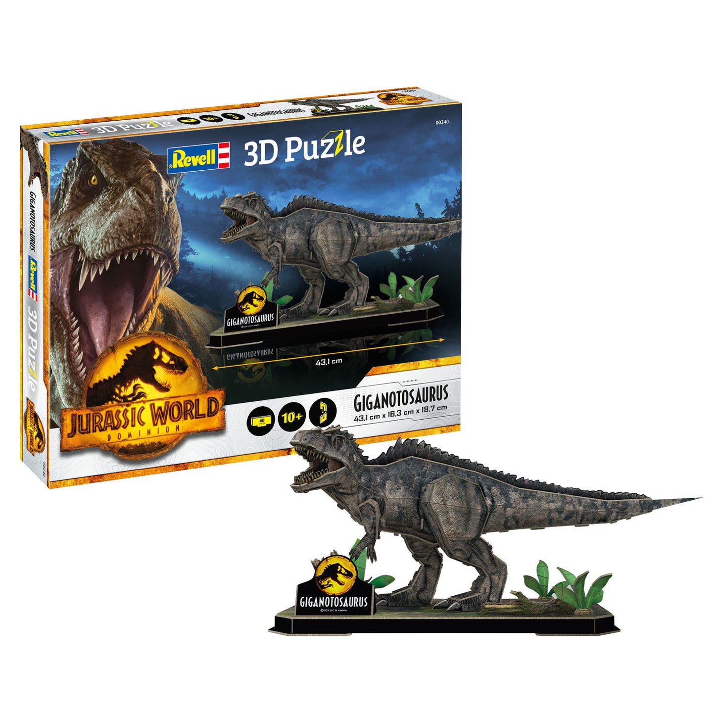 Revell Jurassic World Dominion Giganotosaurus 3D Puzzle Dinosaur