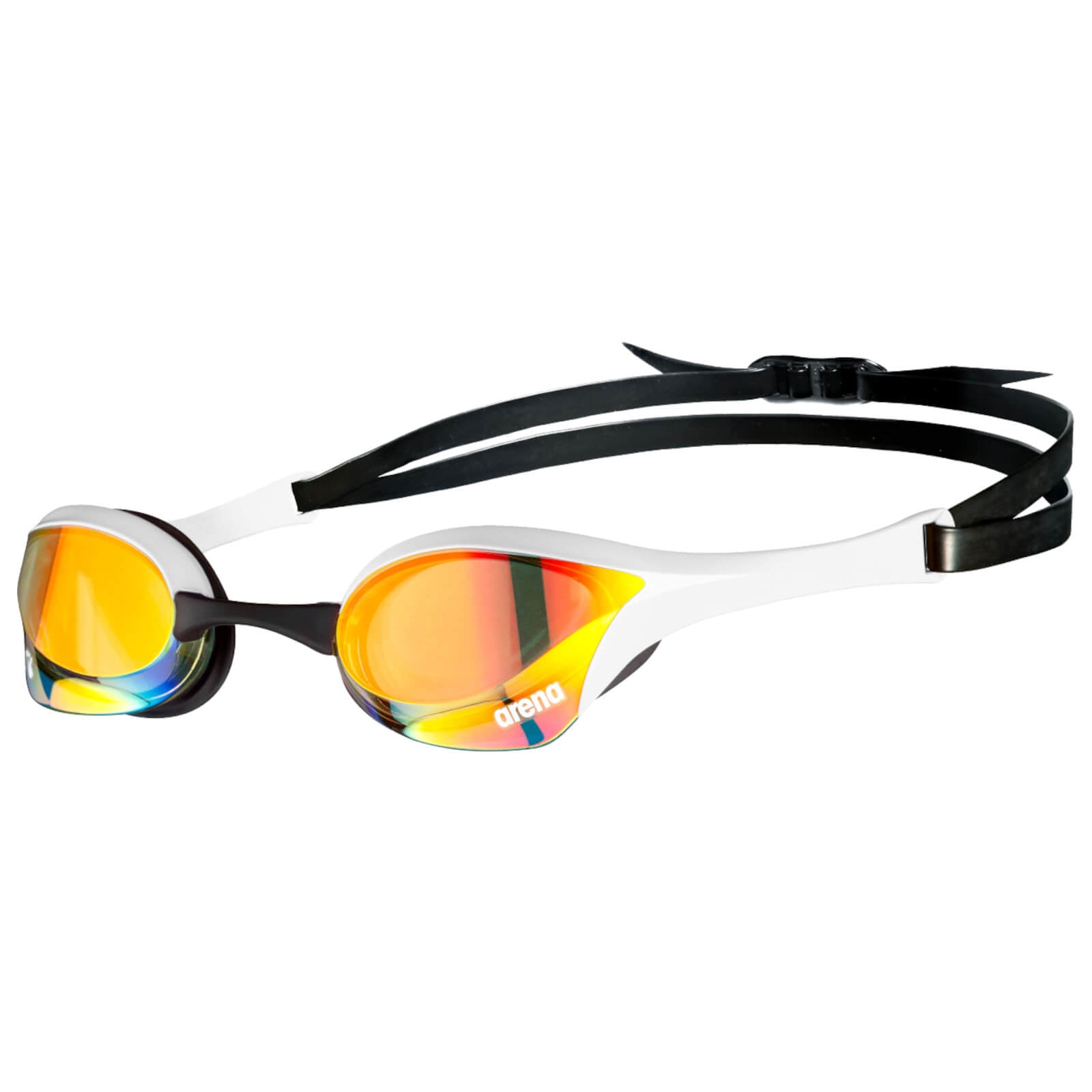 Arena Cobra Ultra Swipe Mirrored Men's Swimming Goggles White/Copper