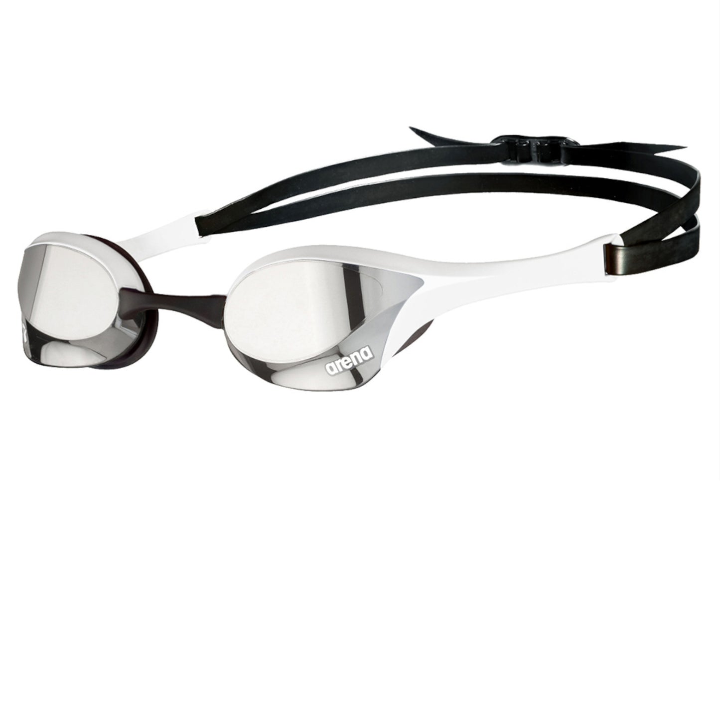 Arena Cobra Ultra Swipe Mirror Racing Silver White Men's Swimming Goggles
