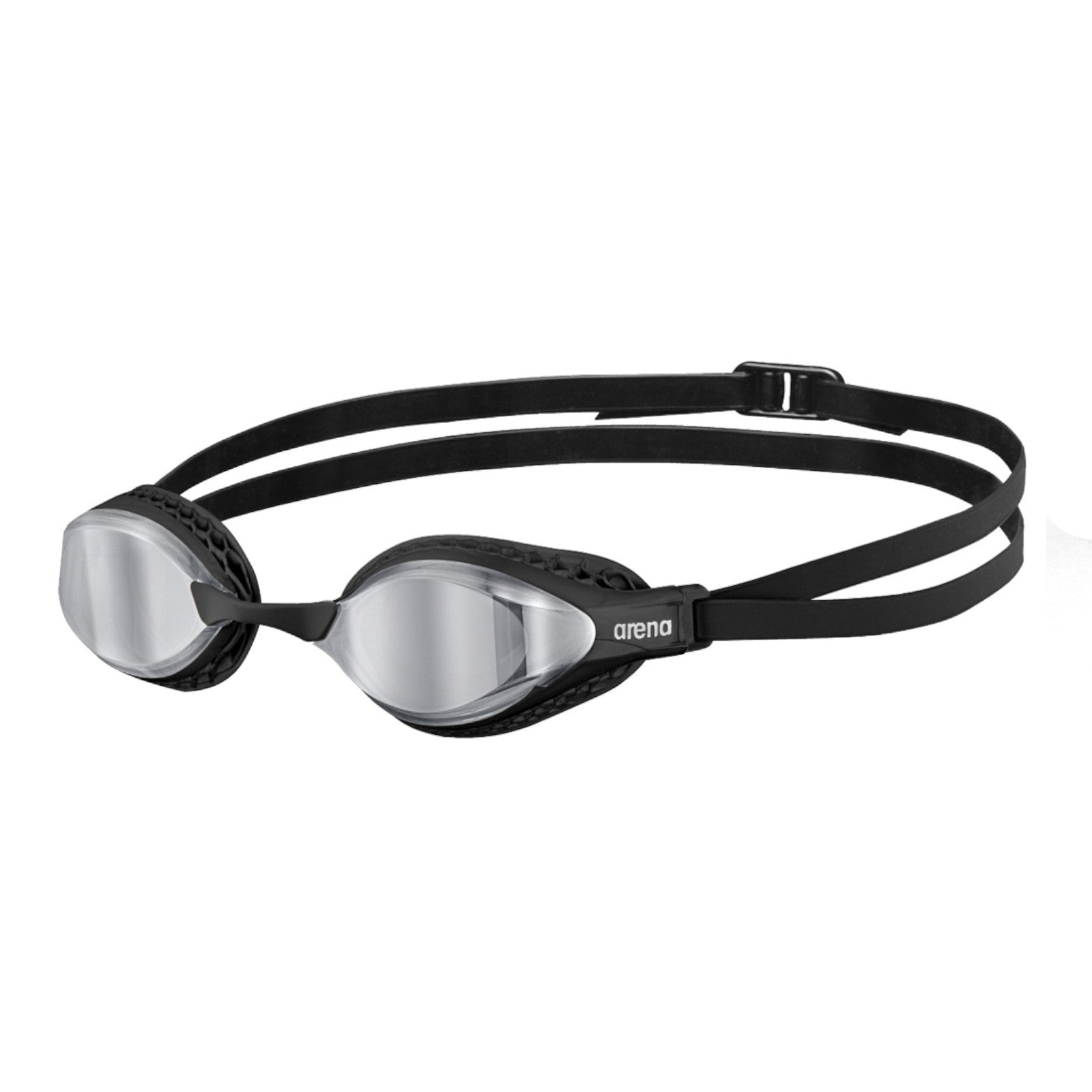 Arena Air Speed Mirror Racing Silver Black Men's Swimming Goggles