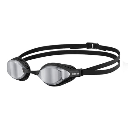 Arena Air Speed Mirror Racing Silver Black Men's Swimming Goggles