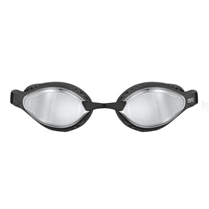Arena Air Speed Mirror Racing Silver Black Men's Swimming Goggles Alternate 1