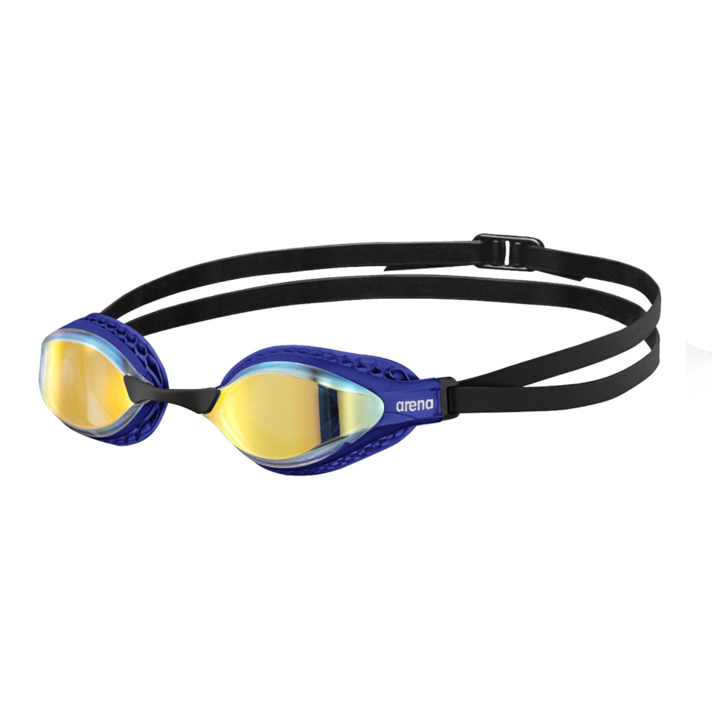 Arena Air Speed Mirror Racing Yellow Copper Blue Men's Swimming Goggles