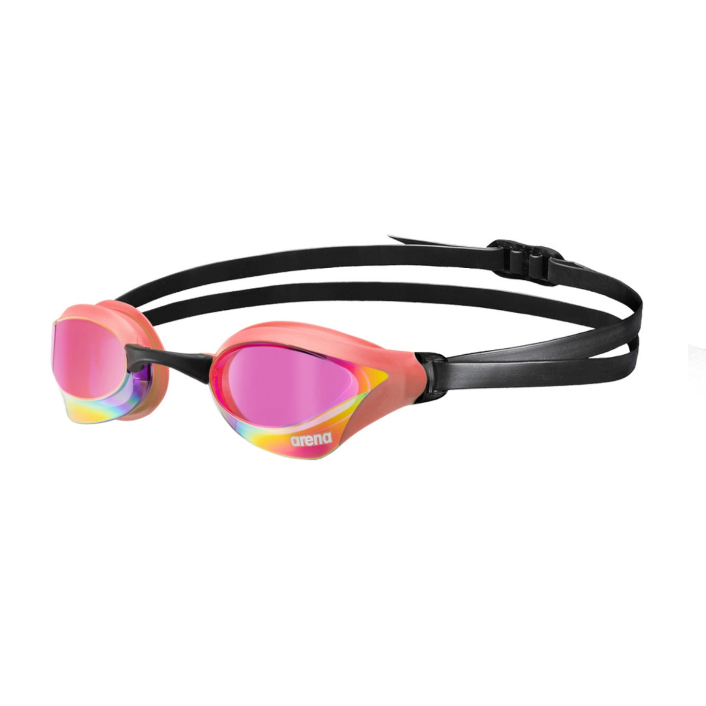 Arena Cobra Core Swipe Mirror Racing Violet Coral Men's Swimming Goggles