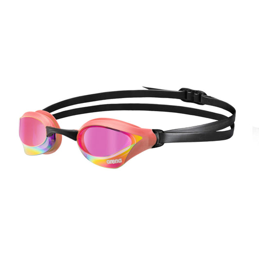 Arena Cobra Core Swipe Mirror Racing Violet Coral Men's Swimming Goggles
