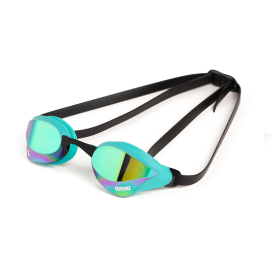 Arena Cobra Core Swipe Mirror Racing Emerald Peacock Men's Swimming Goggles