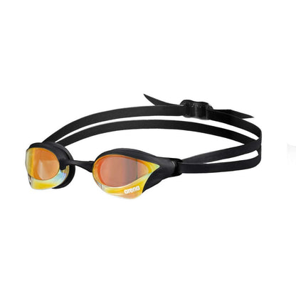 Arena Cobra Core Swipe Mirror Racing Yellow Copper Black Men's Swimming Goggles
