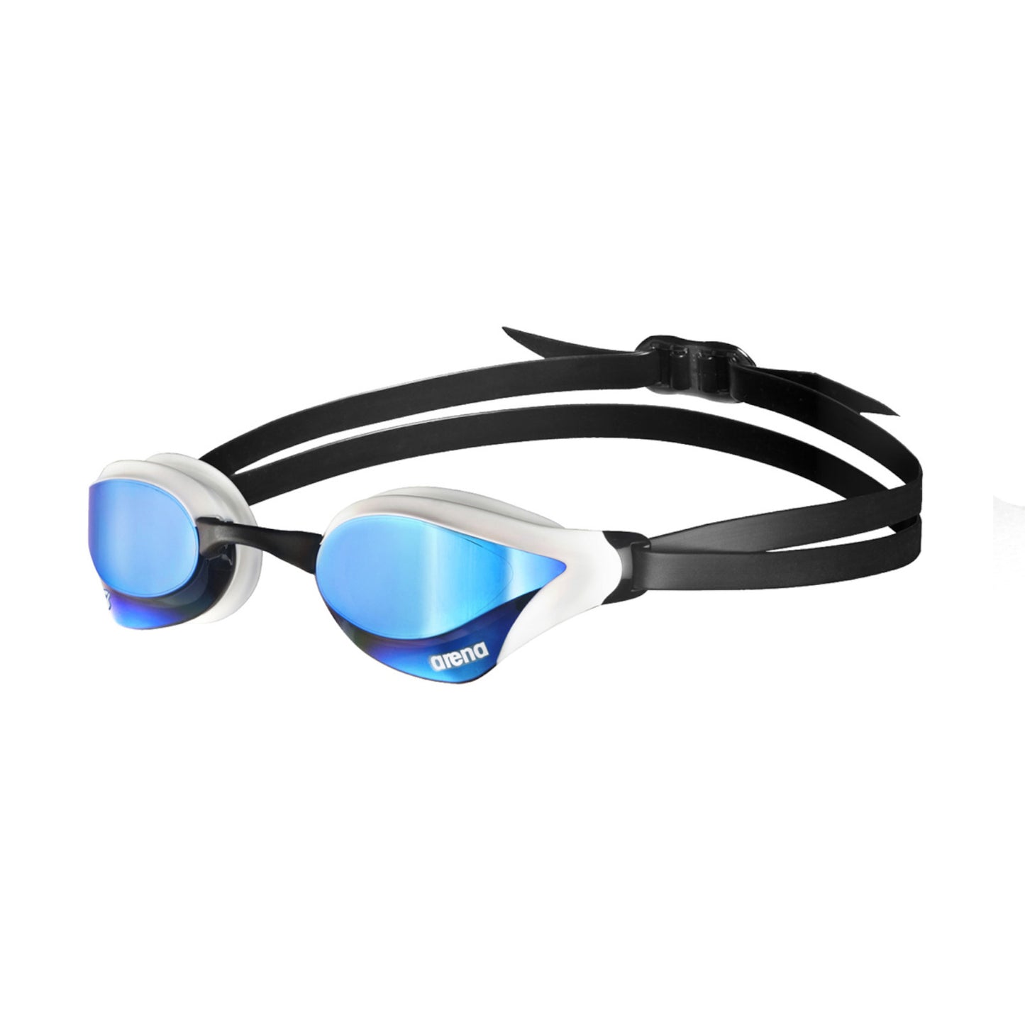 Arena Cobra Core Swipe Mirror Racing Blue White Men's Swimming Goggles